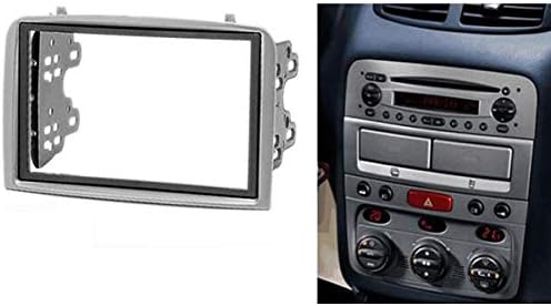 Sound way - 2 DIN Radio Blende Einbau Rahmen Adapter Einbauset kompatibel mit Alfa Romeo 147 / GT -