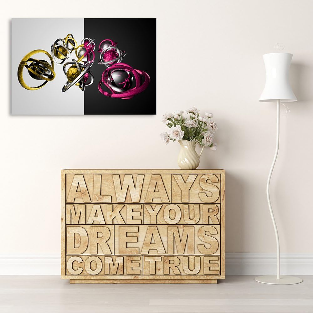 Feeby Frames, Leinwandbild, Bilder, Wand Bild, Wandbilder, Kunstdruck 60x80cm, ABSTRAKTION, MODERN,