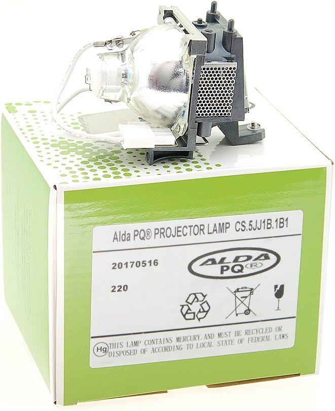 Alda PQ-Premium, Beamerlampe/Ersatzlampe für BENQ MP610 Projektoren, Lampe mit Gehäuse