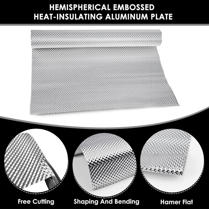 Hitzeschutzblech, Hitzeschutz Hitzeblech Aluminium Motorsport Isolierung, Hitzeschutzblech auspuff,