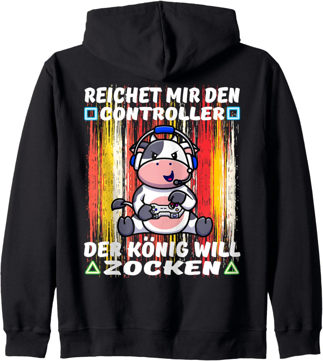 Gaming Zocken Konsole - Reicht Mir Den Controller Der König Kapuzenjacke