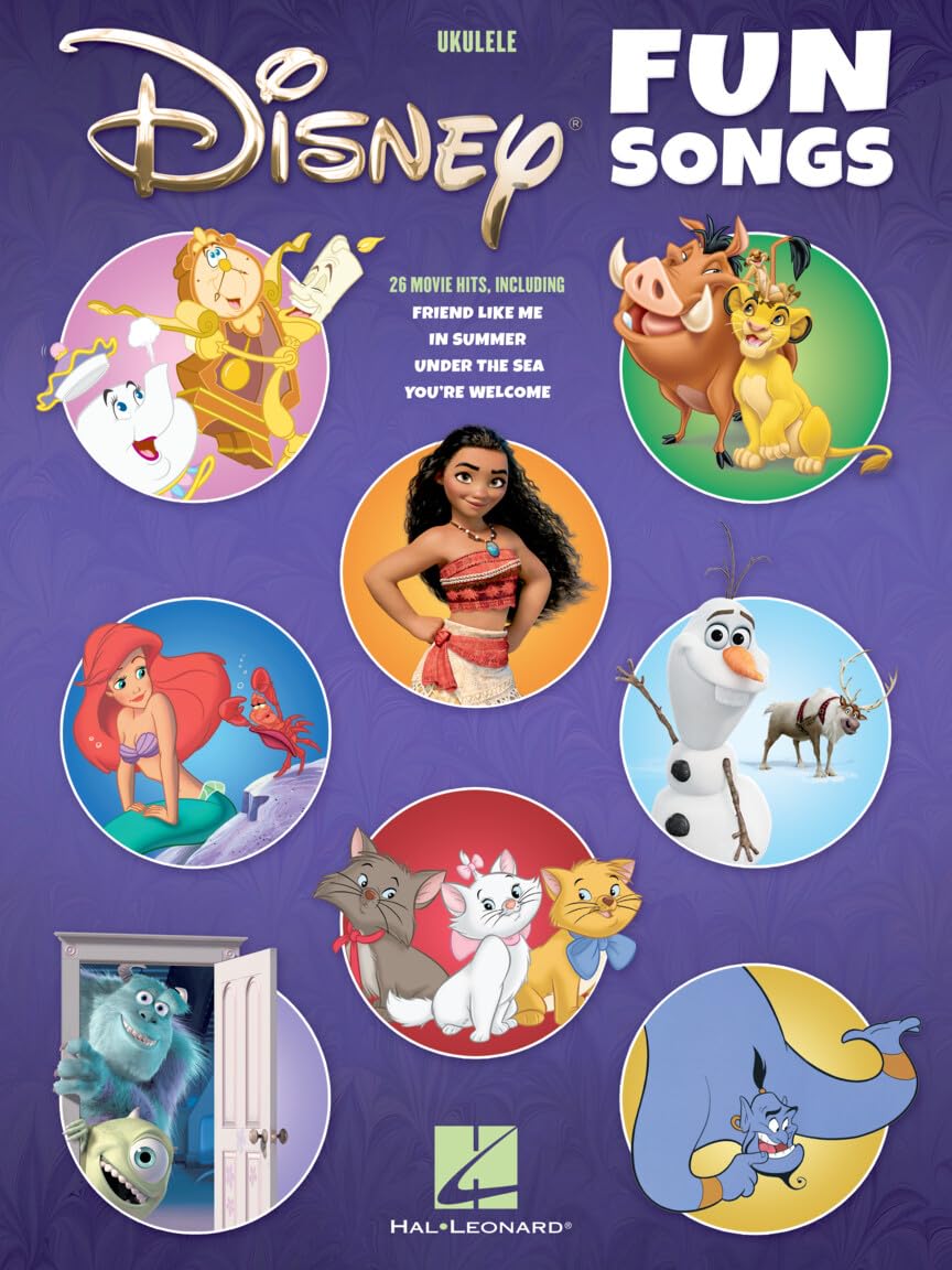 Disney Fun Songs for Ukulele, Taschenbuch