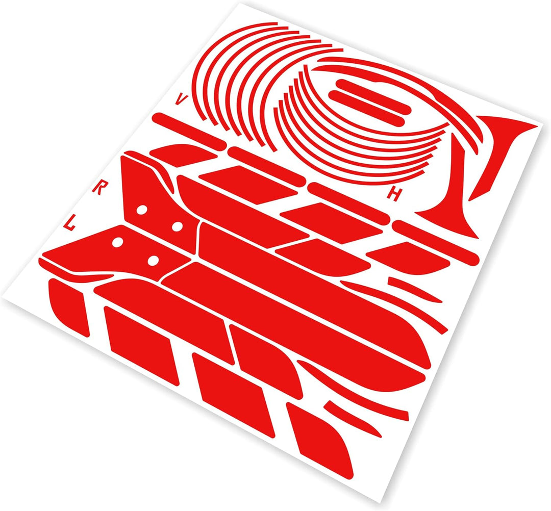 Aufkleber-Set/Sticker Set geeignet für Segway Ninebot MAX G2D E-Scooter - 46-teilig auf 35x40cm Boge