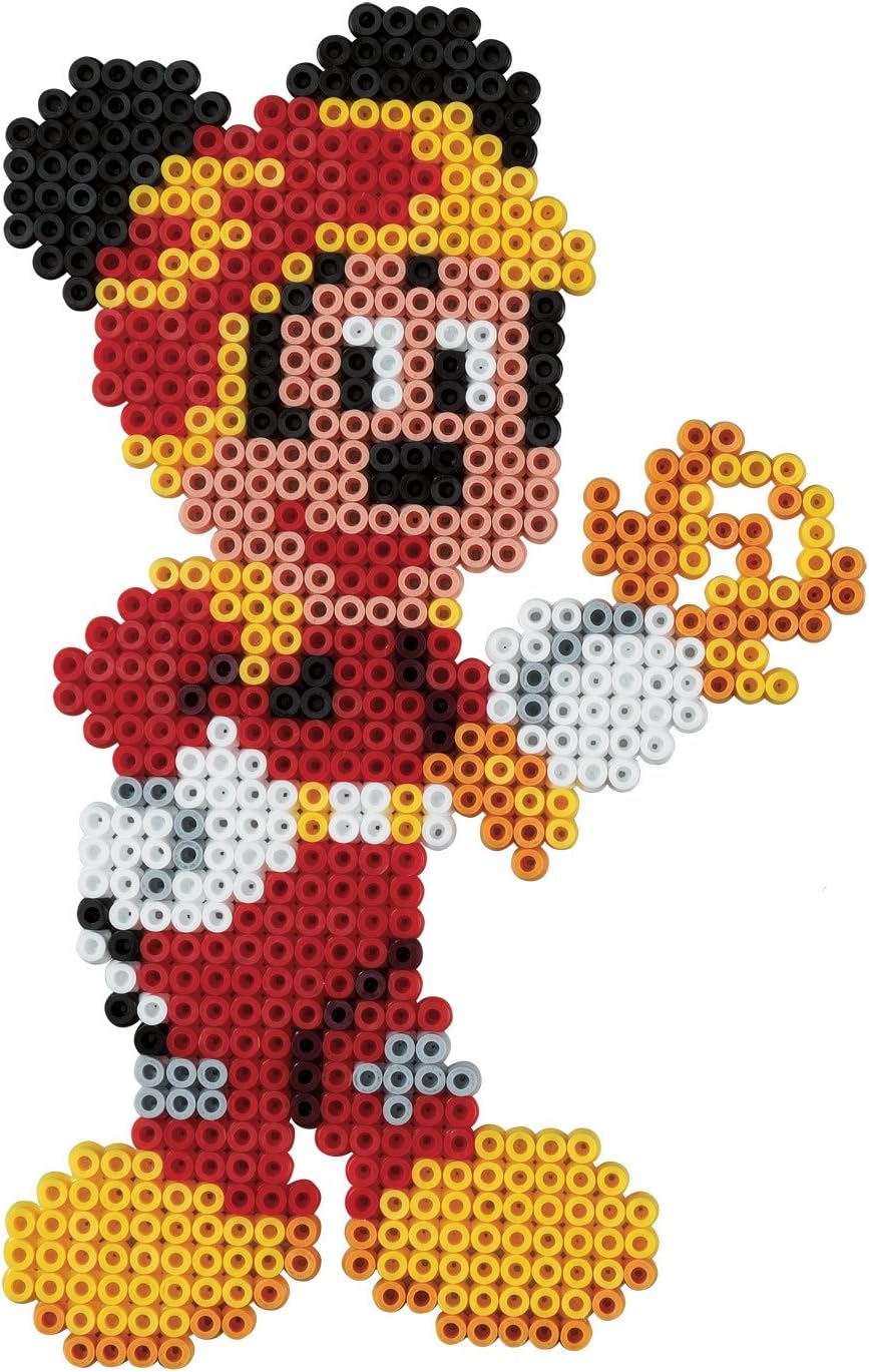 Hama 7949 - Geschenkpackung Micky und die flinken Flitzer, ca. 4000 Bügelperlen und 2 Stiftplatten
