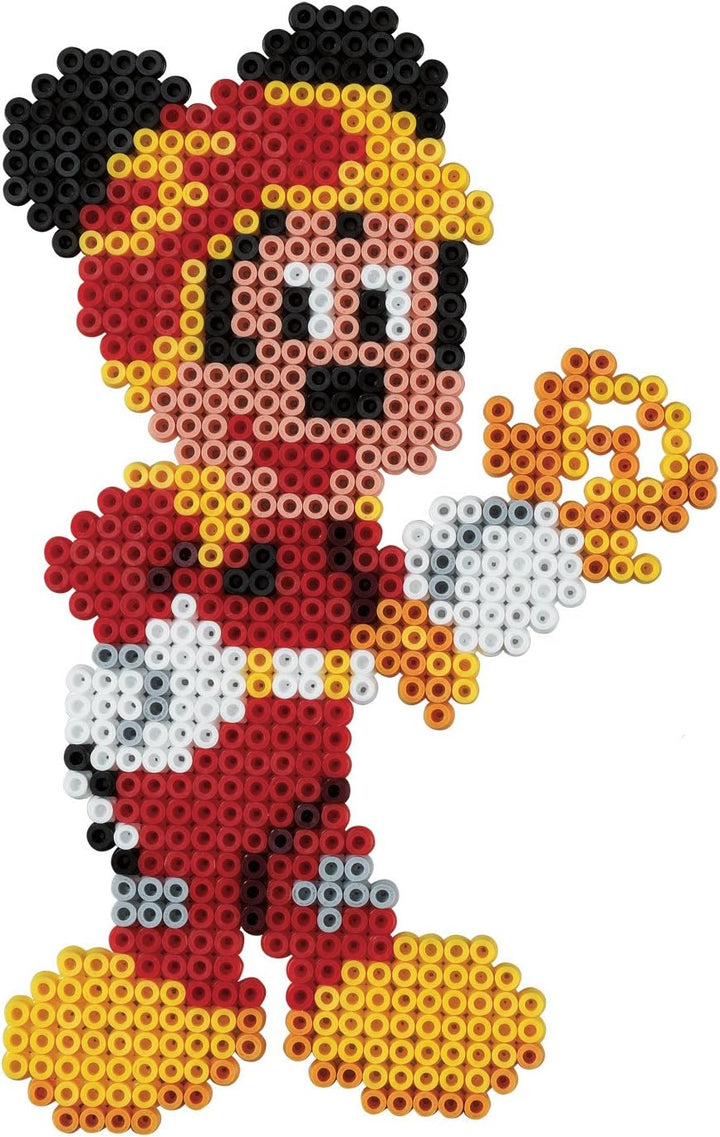 Hama 7949 - Geschenkpackung Micky und die flinken Flitzer, ca. 4000 Bügelperlen und 2 Stiftplatten