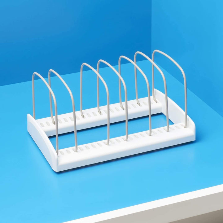 YouCopia Bakeware Rack StoreMore verstellbar, Kunststoff, Weiss, Standard