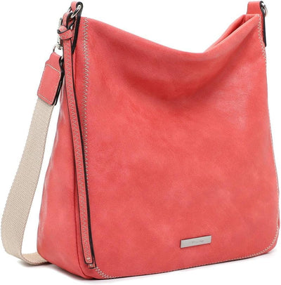 Tamaris Umhängetasche Lexa 32202 Damen Handtaschen Uni Einheitsgrösse Coral 630, Einheitsgrösse Cora