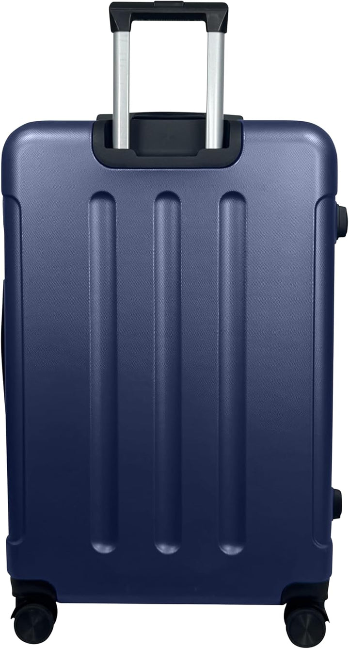Hartschalen-Koffer Reisekoffer ABS Koffer (Handgepäck-Mittel-Gross-Set) 4 Doppel-Rollen Trolley (Dun