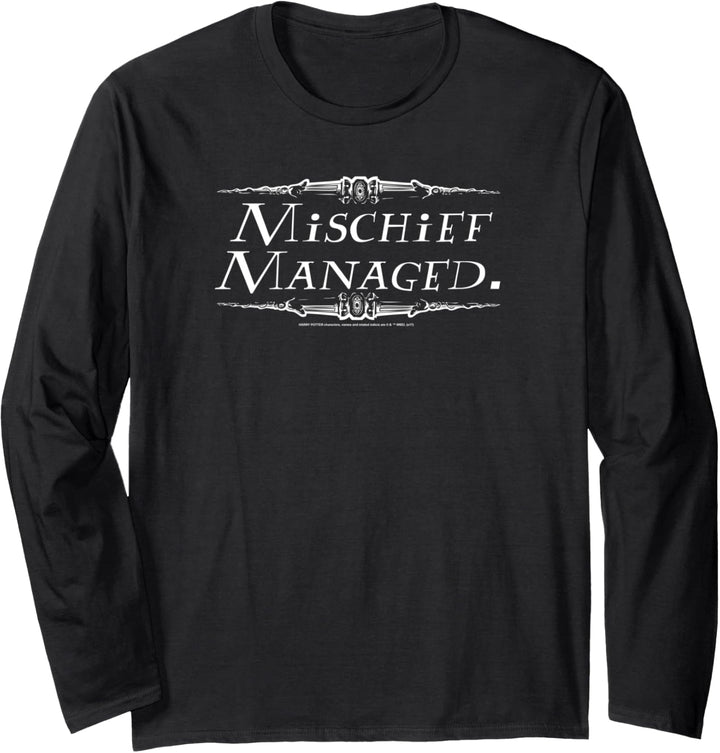 Harry Potter Mischief Managed Langarmshirt