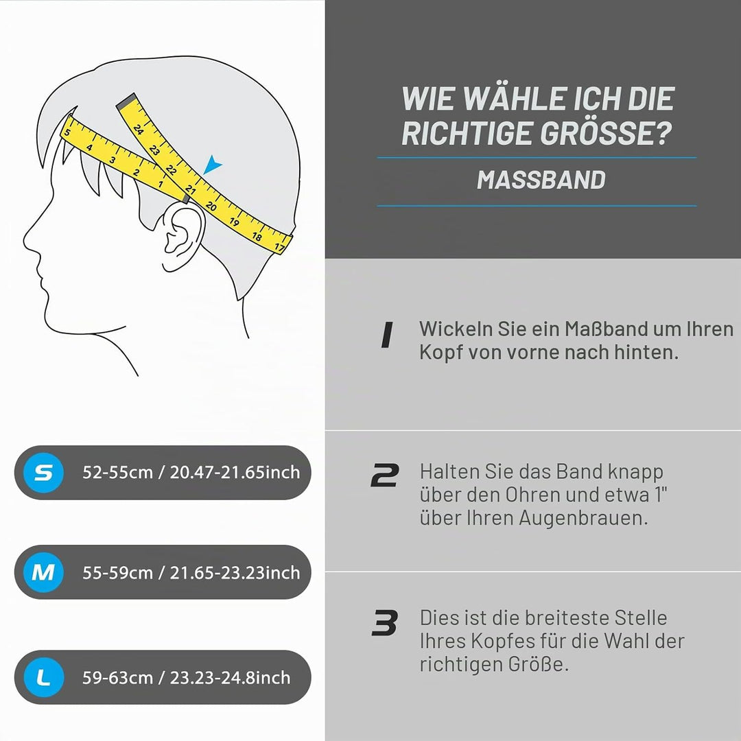 Odoland Skihelm Kit mit Ski Skibrille, Snowboard Helm für Männer Frauen Teenager Kinder, Verstellbar