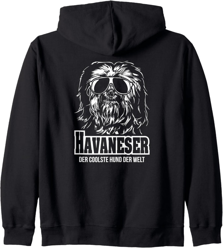 Havaneser cooler Hund lustiger Spruch Hundespruch Kapuzenjacke