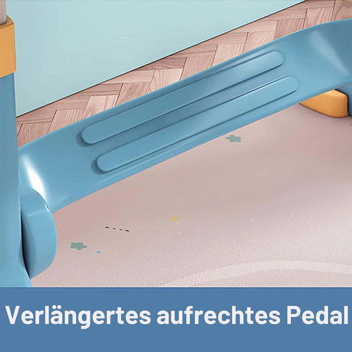 Kinderschreibtisch Höhenverstellbar, Tisch und Stuhl Set mit Schublade Kinderzimmer Möbel Mädchen Ju