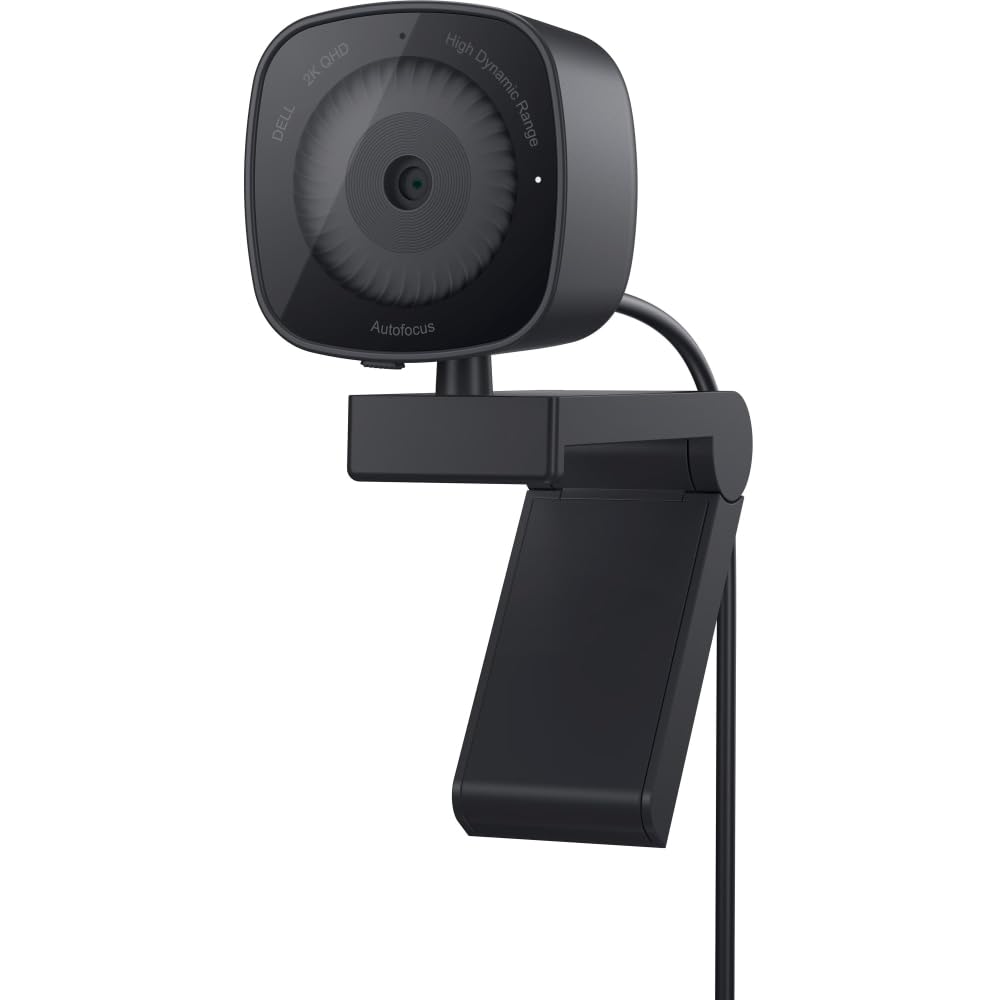 Dell Webcam WB3023-2K QHD/FHD/HD Auflösung, Sony Sensor, f2.0 Blende, Gesichtserkennung, Mikrofon mi