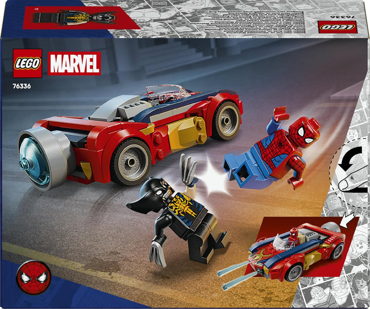 LEGO | Marvel Spider-Man Auto vs. Venomized Wolverine - Superhelden Spielzeug mit Spielzeugauto - Ko