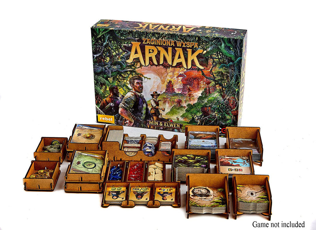 Docsmagic.de Organizer Insert for Lost Ruins of Arnak Box - Einsatz, Lost Ruins of Arnak