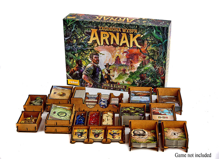 Docsmagic.de Organizer Insert for Lost Ruins of Arnak Box - Einsatz, Lost Ruins of Arnak