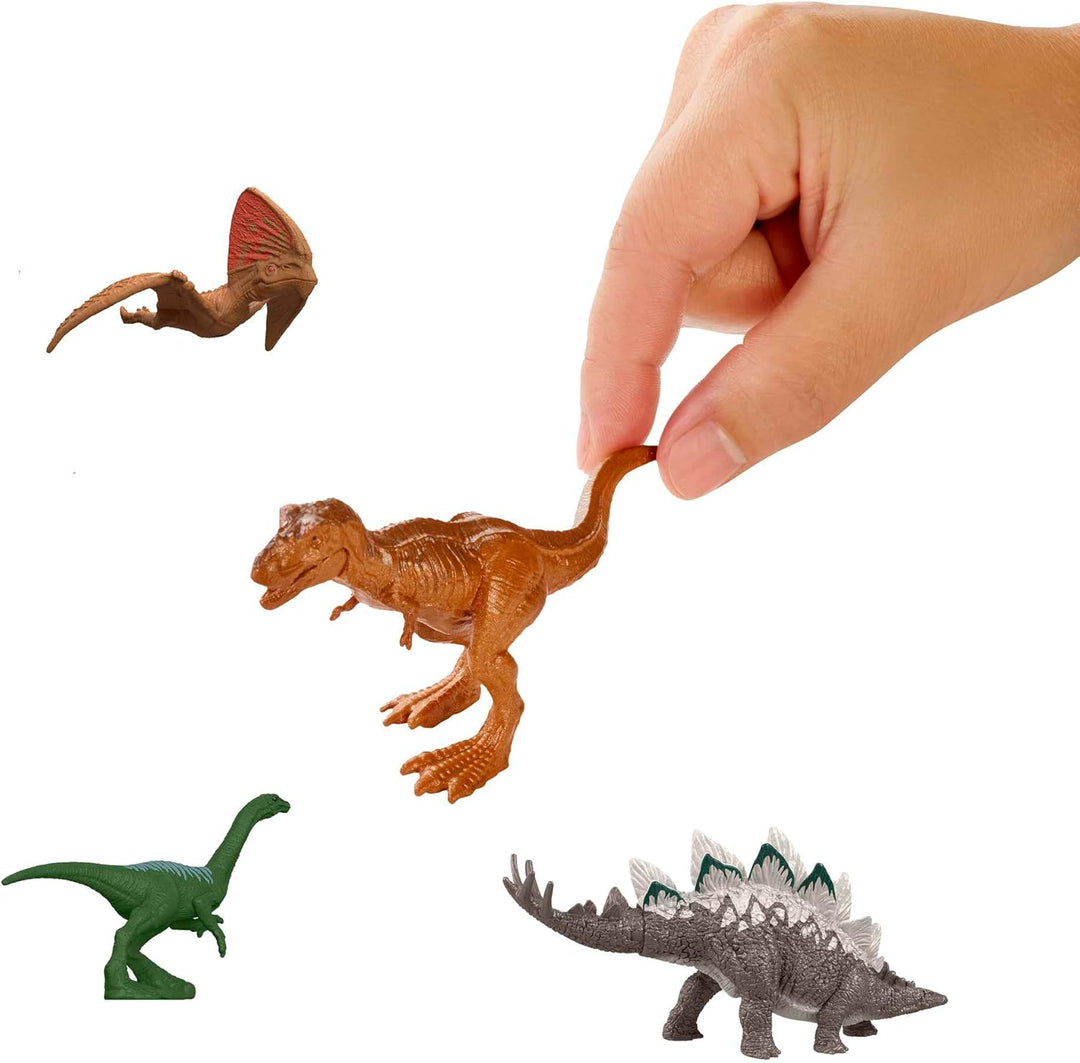 JURASSIC WORLD 30. Jubiläum Adventskalender - 24 Türchen mit Mini-Dinosauriern, Menschenfiguren und