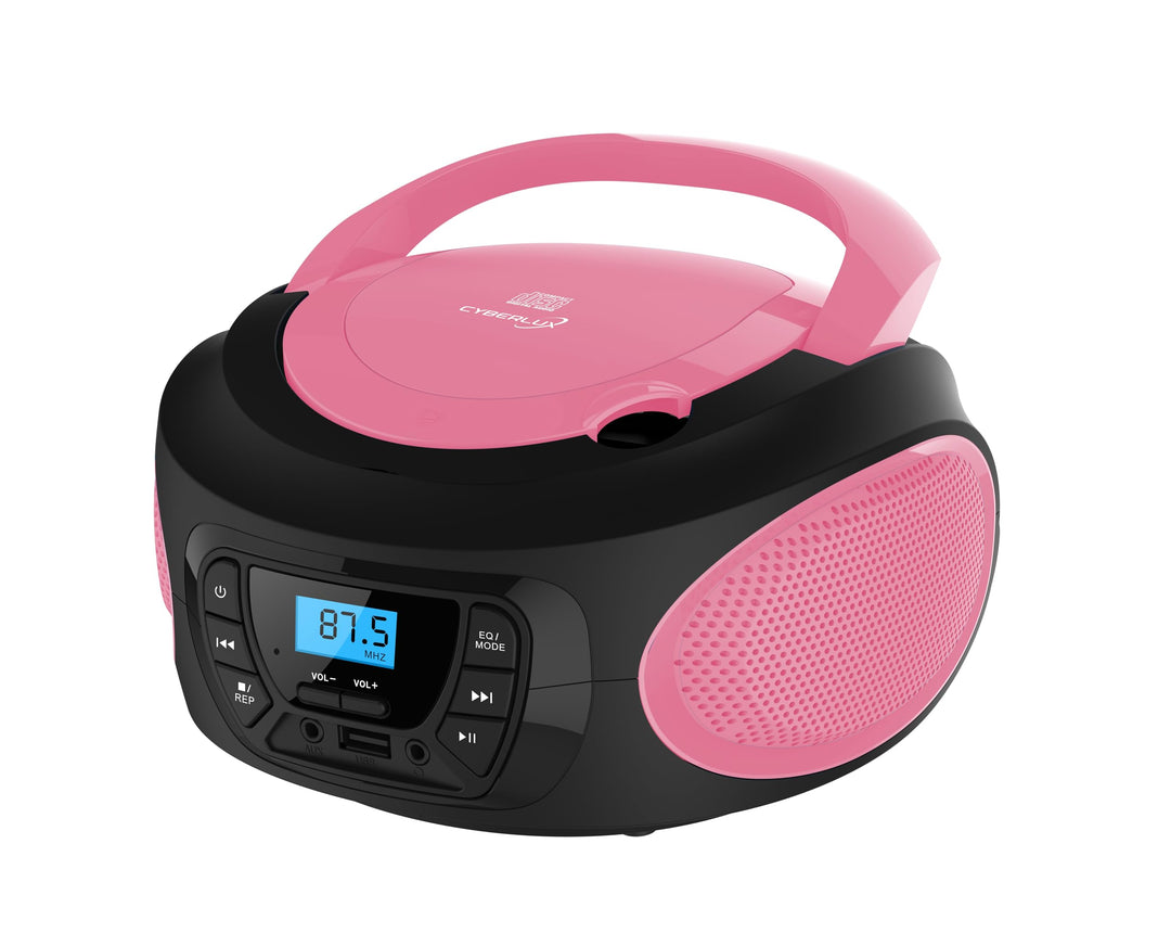 Tragbarer CD-Player | CD/CD-R | USB | FM Radio | AUX-In | Kopfhöreranschluss | Kinder Radio | Boombo