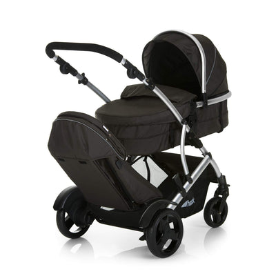 Hauck Geschwister Kinderwagen Duett 2 / Buggy für 2 Kinder / Sitz Oben Umbaubar in Baby Wanne für Ne