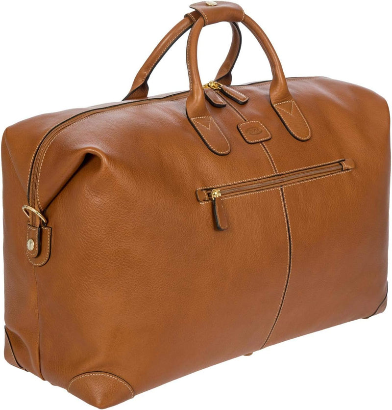 22 Zoll Reisetasche Life Pelle, Einheitsgrösse.Leather Cognac, Cognac