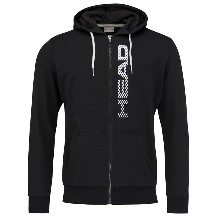 HEAD Herren Club Fynn Hoodie Fz Men Kapuzenpullover, Schwarz