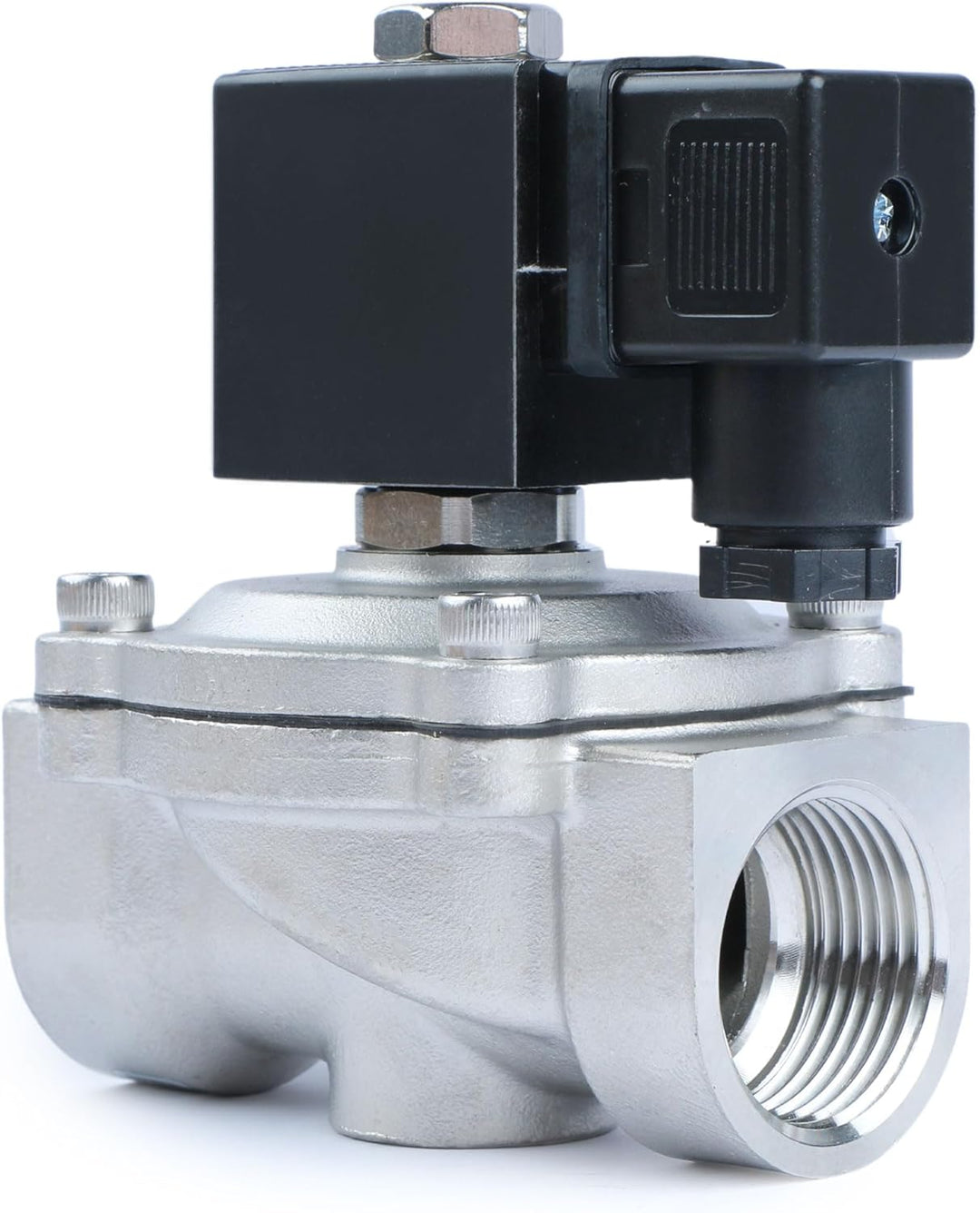 U.S. Solid Solenoid Valve Magnetventil Edelstahl G 1" 230V AC Normal geschlossen NC 0-10 bar, ventil