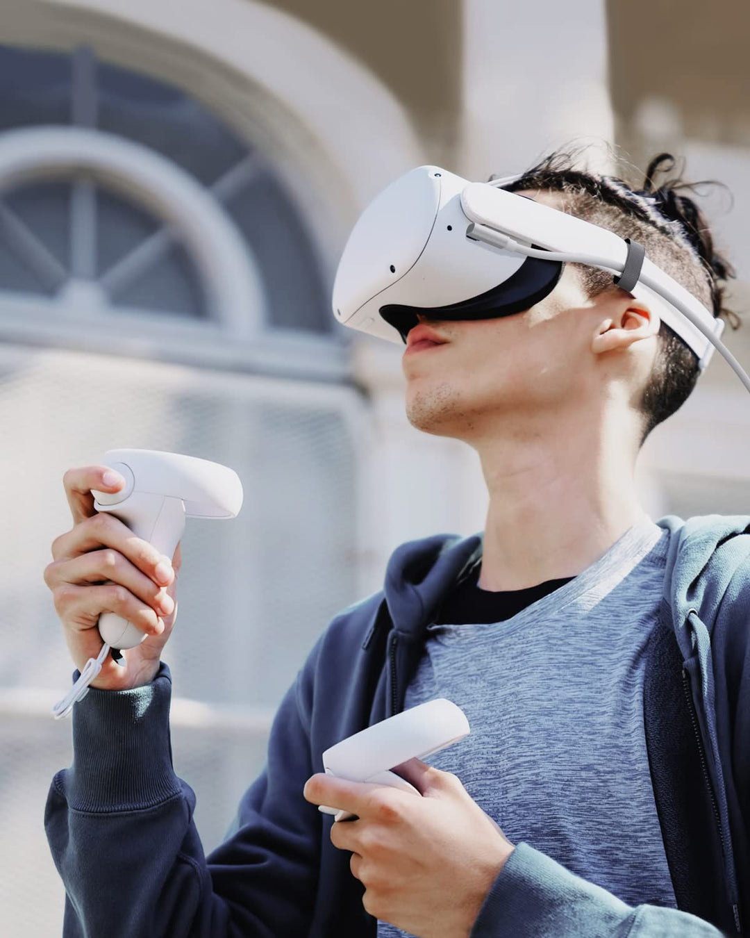 5m Link Kabel Kompatibel mit Meta Oculus Quest3/Quest2/Pro/PICO 4,Stouchi mit Separatem Ladeanschlus