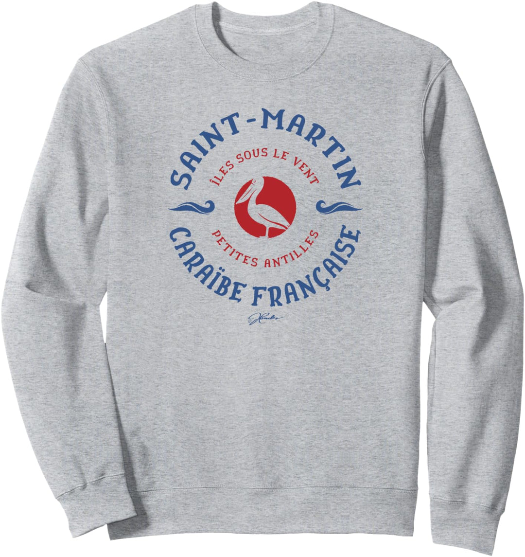 JCombs: Saint Martin, Französische Karibik, Pelikan Sweatshirt