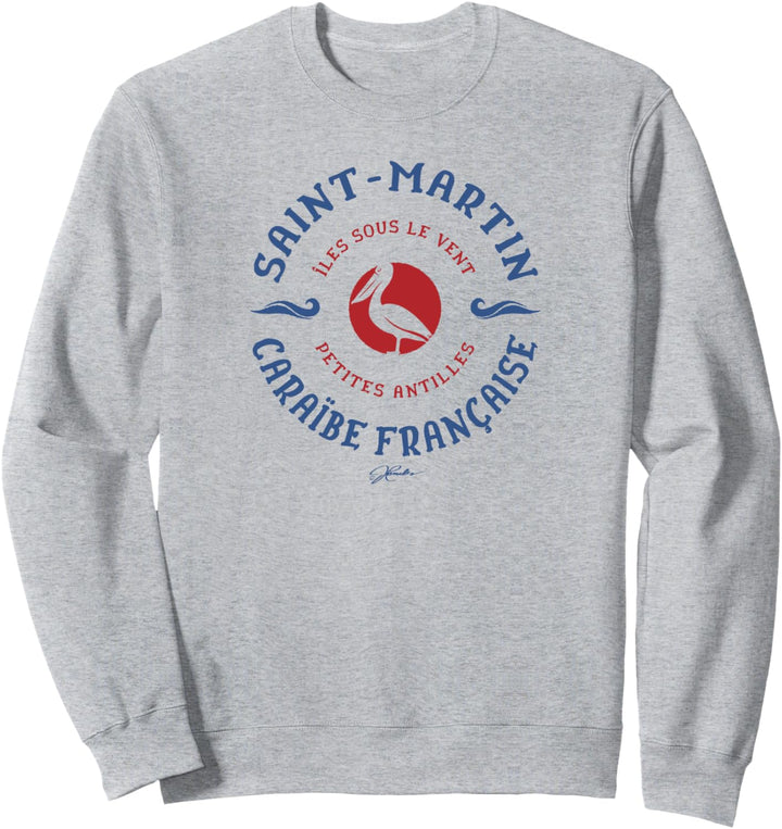 JCombs: Saint Martin, Französische Karibik, Pelikan Sweatshirt