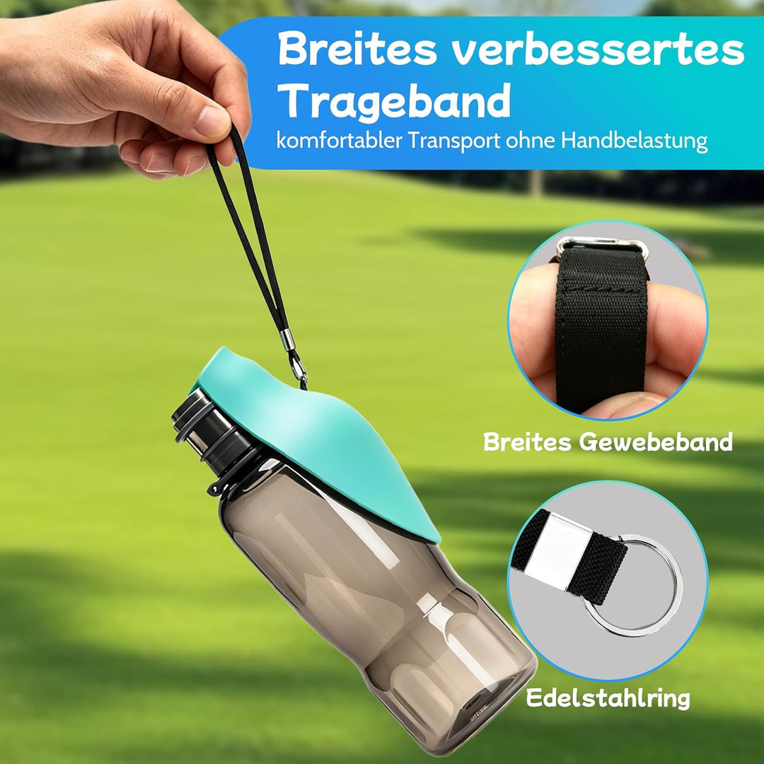 Hundetrinkflasche für unterwegs, Trinkflasche Hunde für Unterwegs | 800ML Trinkflasche Hunde Unterwe