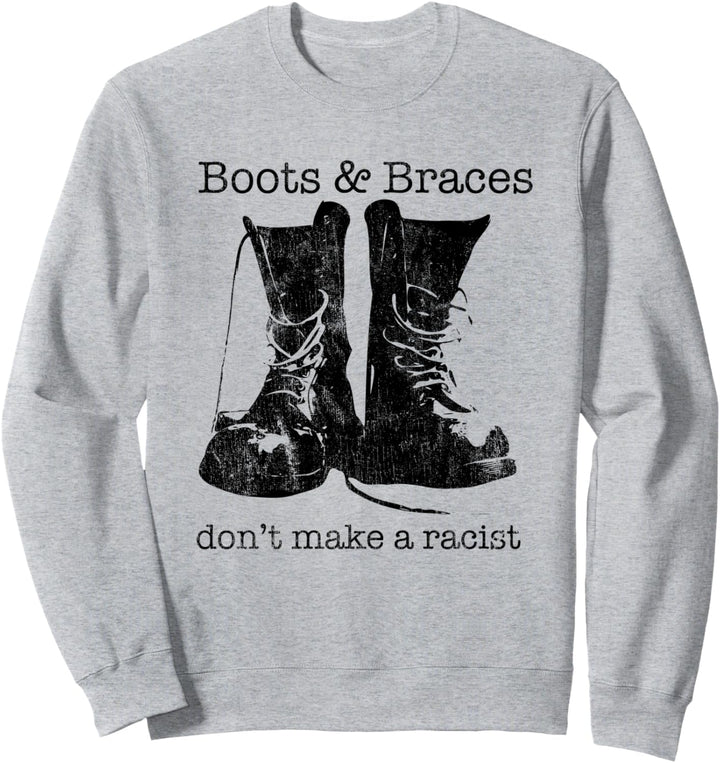 Boots & Braces Shirt - Anti-Racist Skins - Skinhead Sweatshirt