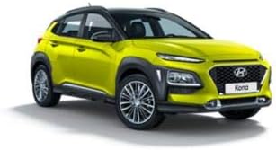 Fussmatten für Hyundai Kona ab 2017-, rutschfest, verstärkter Fersenpolster aus Gummi, Befestigungsk