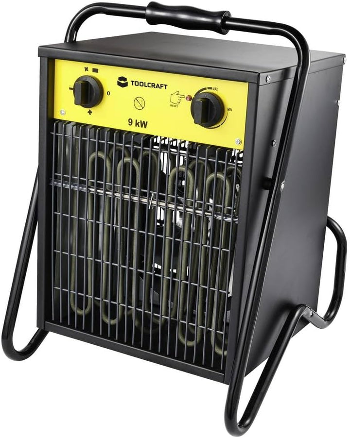 TOOLCRAFT TO-8578338 Bauheizer 9000 W Schwarz/Gelb
