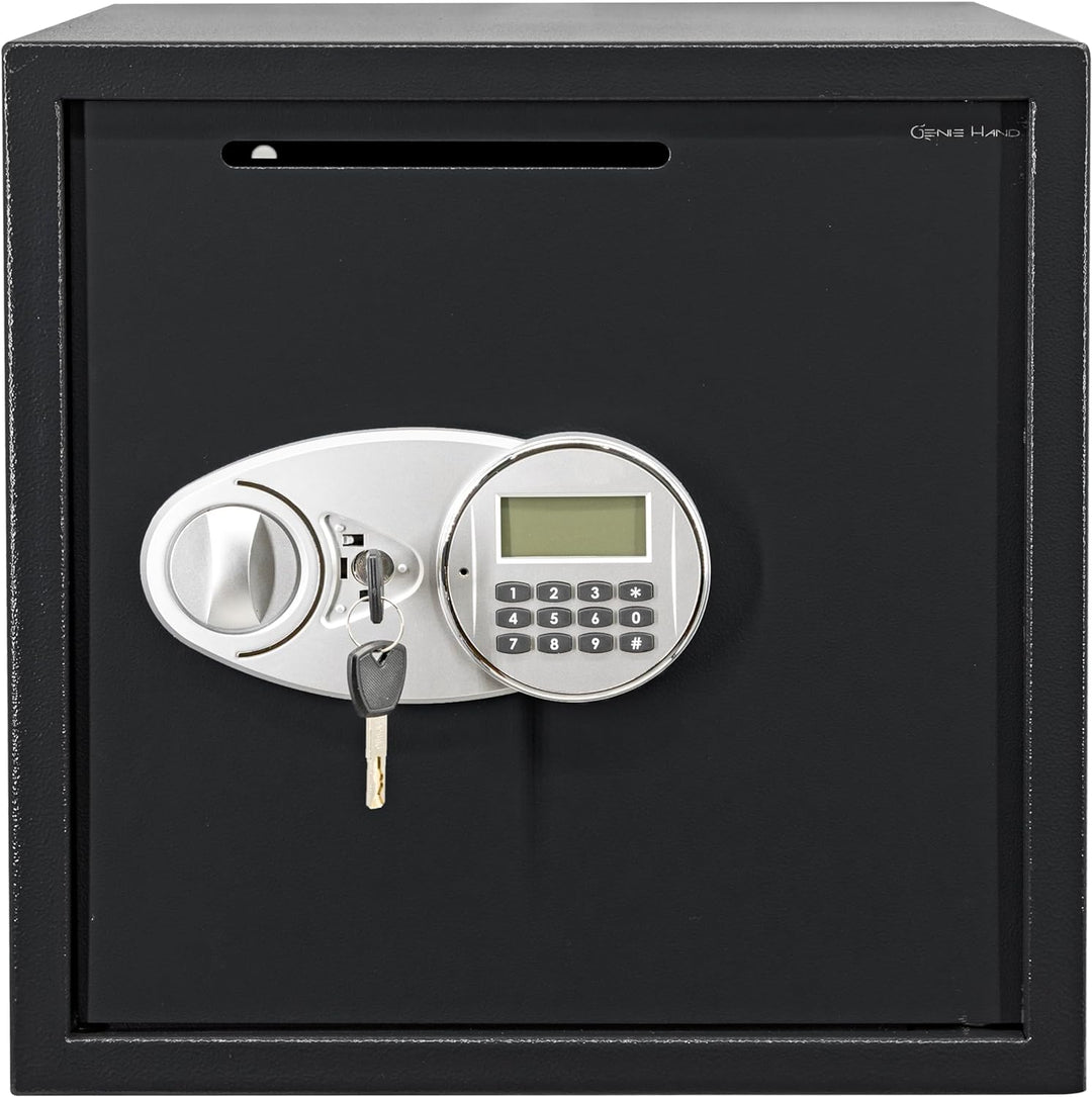 Genie Hand – Elektronischer Tresor Safe mit Einwurfschlitz – B-Klasse-Schloss – Anti-Bounce-Technolo