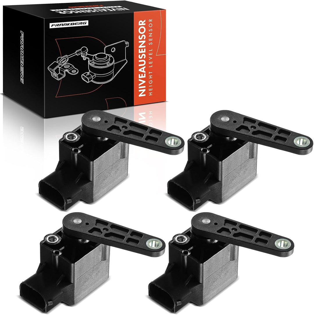 Frankberg 4x Niveausensor Xenonlicht Vorne Hinten für A-Klasse B-Klasse C-Klasse CLK E-Klasse GL-Kla