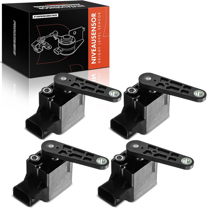 Frankberg 4x Niveausensor Xenonlicht Vorne Hinten für A-Klasse B-Klasse C-Klasse CLK E-Klasse GL-Kla