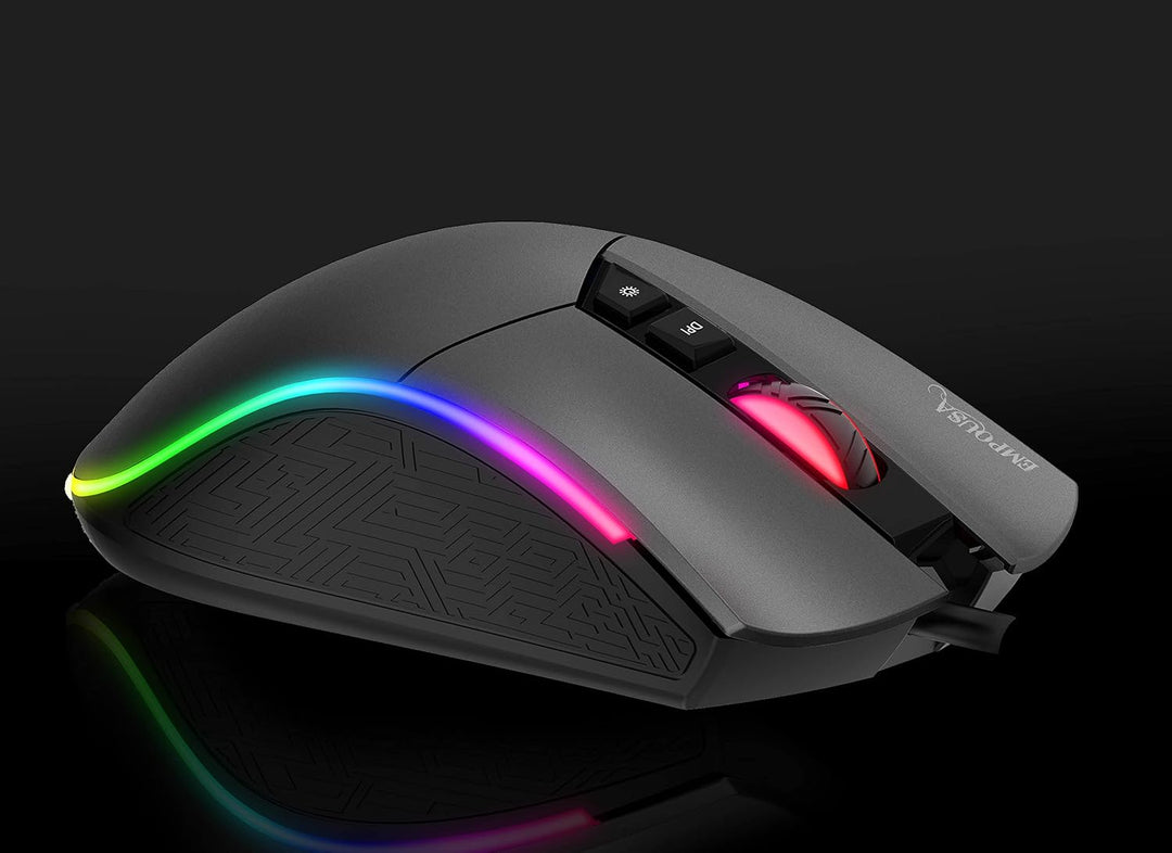 Inca IMG-GT19 PRO Optisch Gaming Maus 4800 DPI RGB-Logo-Effekt
