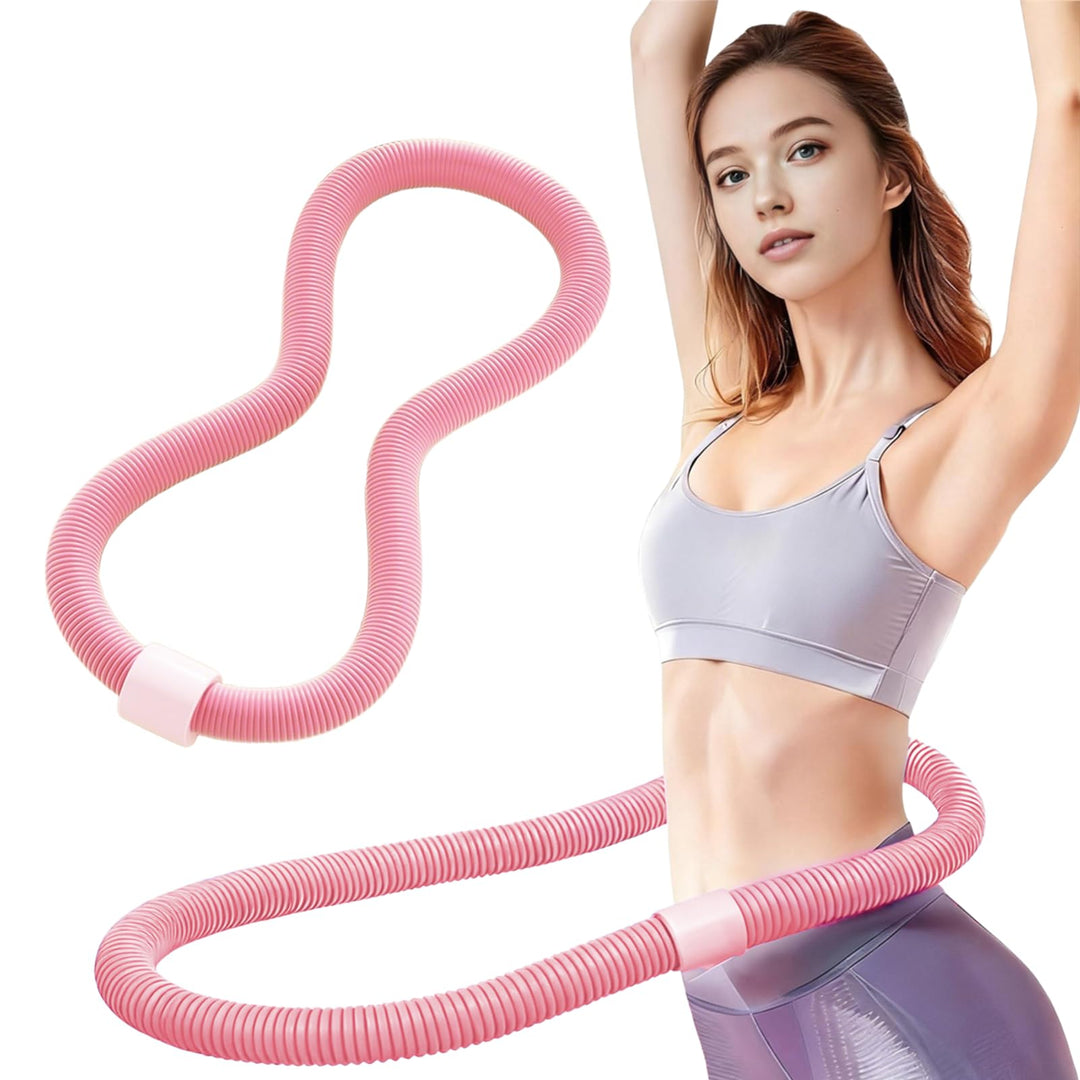 Hula Hoop Reifen Erwachsene, Weicher Hoola Hoop zum Abnehmen mit Federkern &amp; Sicherheitsseil, Komfor