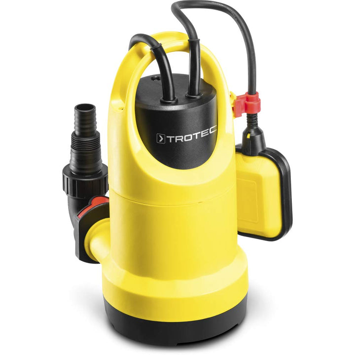 TROTEC Klarwasser-Tauchpumpe TWP 7506 E IPX8 Schutzart, 750 W, 13.000 l/h Förderleistung, Flachabsau