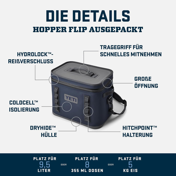 YETI EU Hopper Flip Navy, Navy