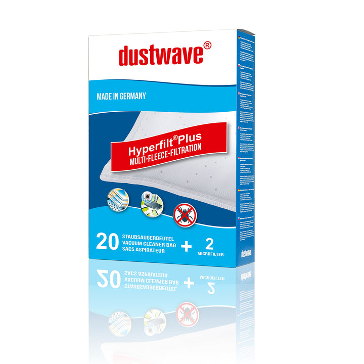 40 Staubfilterbeutel (Superpack) passend für AEG - Vampyr 5047.0 Bodenstaubsauger von dustwave® Mark