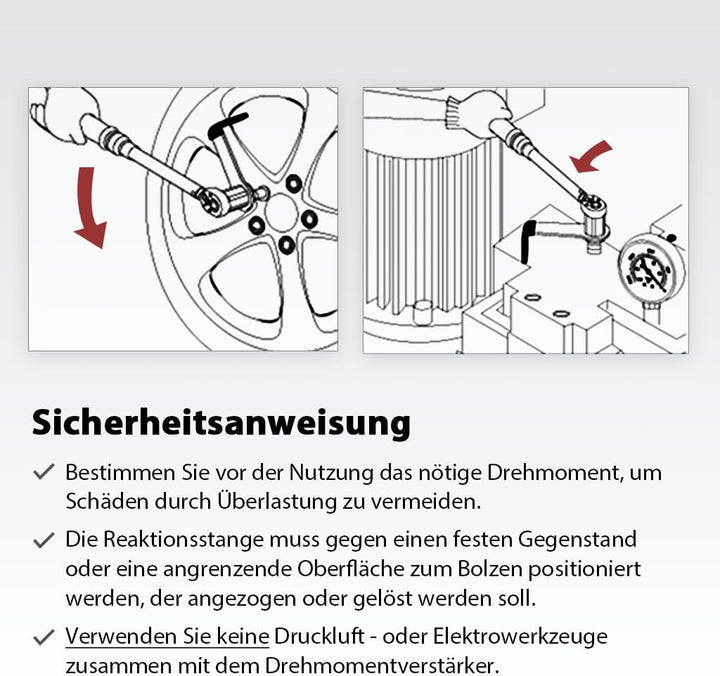 FIRSTINFO F3220DD | 1/2" | Drehmomentverstärker | Drehmomentvervielfältiger | 3.4:1, 600 NM Output:
