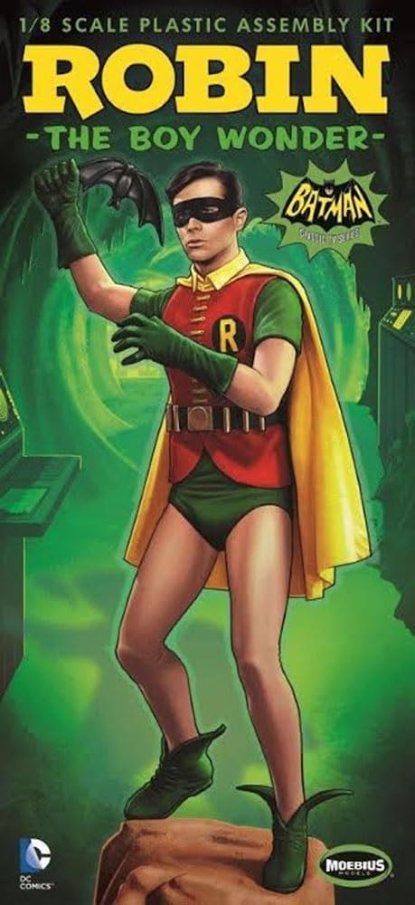 Moebius mmk951 Massstab 1: 8 "Burt Ward als der 1966 TV Serie Robin Modellbau Kits