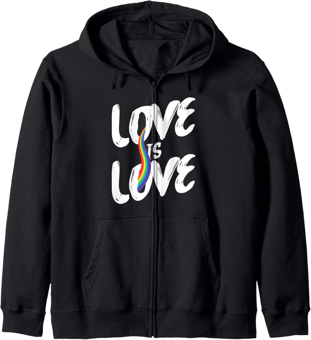 Liebe ist Liebe Homosexuell Stolz LGBT Subtile Stolz Flagge Kapuzenjacke