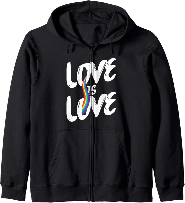 Liebe ist Liebe Homosexuell Stolz LGBT Subtile Stolz Flagge Kapuzenjacke