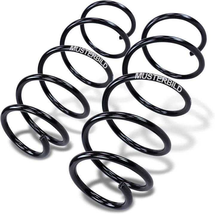 BESTPRICE 2x Fahrwerksfeder vorne links & rechts Kompatibel mit MERCEDES-BENZ 124 Stufenheck (W124),