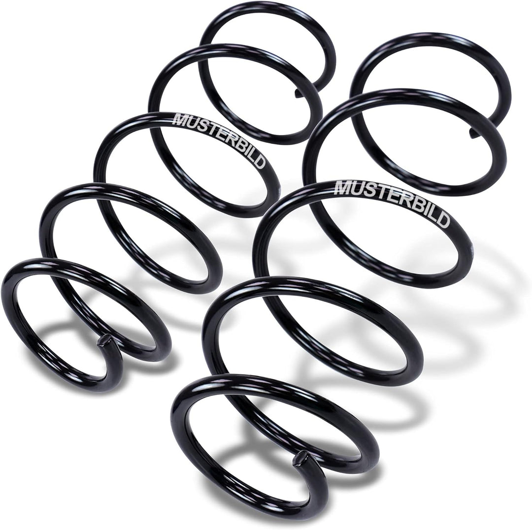 BESTPRICE 2x Fahrwerksfeder hinten links & rechts Kompatibel mit SEAT TOLEDO I (1L2), VW VENTO (1H2)