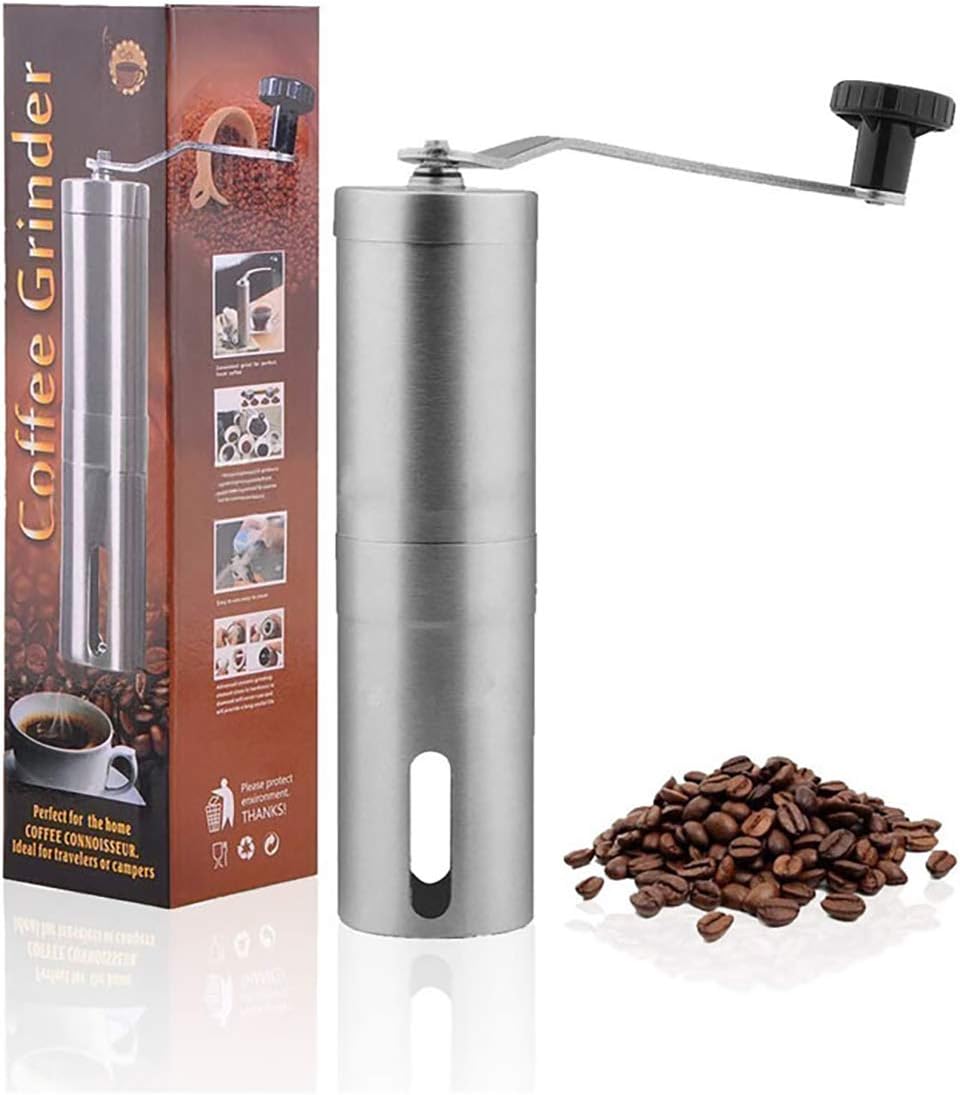 Porlex Tall Kaffee-Handmühle, silber
