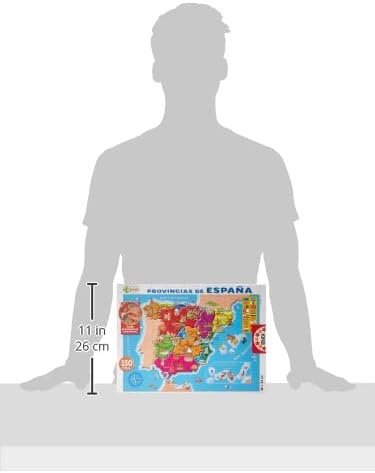 Educa - Puzzle Bezirke Kataloniens | 150 Teile Lernpuzzle | Spanien Katalonien, Lernspielzeug | ab 6
