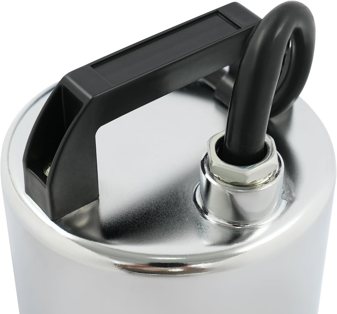 Tauchpumpe 24V 200W Edelstahl Schmutzwasserpumpe 100L/min 10m Förderhöhe 3000 U/min IP56 leise 20–30